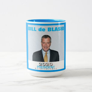 Bill de Blasio 2020 Two-Tone Coffee Mug