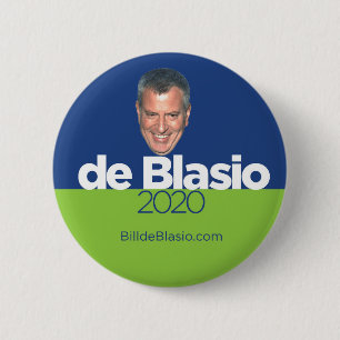 Bill de Blasio for President 6 Cm Round Badge
