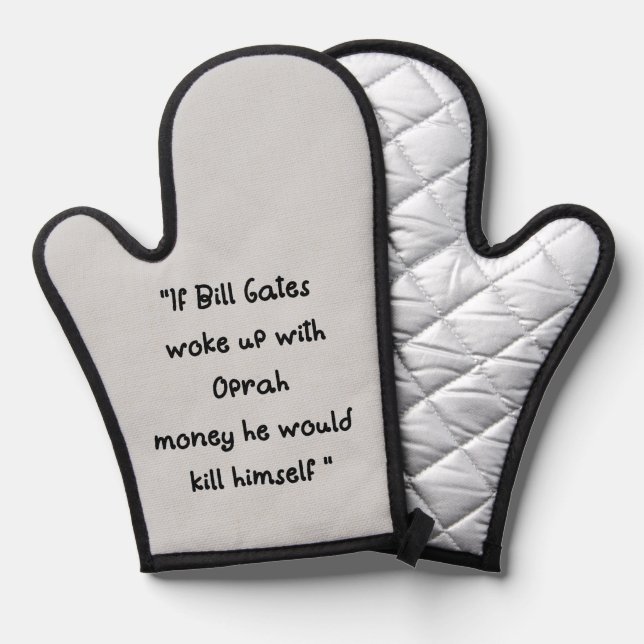 Bill Gates Worst Nightmare Oven Mitt (Front/Back)