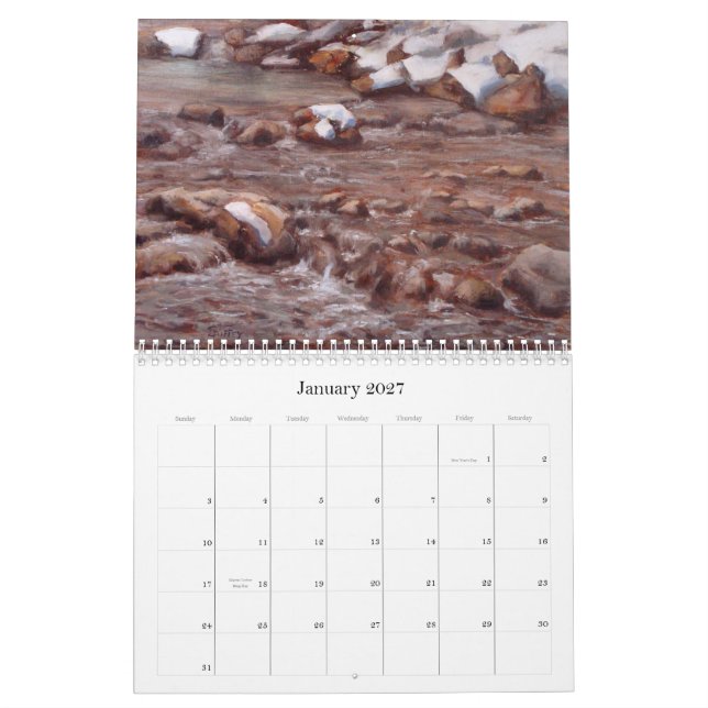 Bill Guffey Wall Calendar 2012 (Jan 2027)