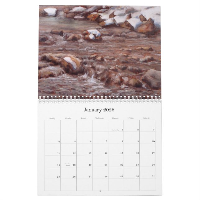 Bill Guffey Wall Calendar 2012 (Jan 2026)