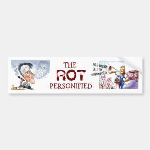 Bill & Hillary: The ROT personified Bumper Sticker