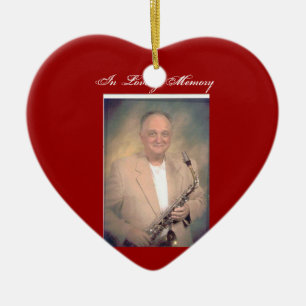 bill, In Loving Memory Ceramic Tree Decoration