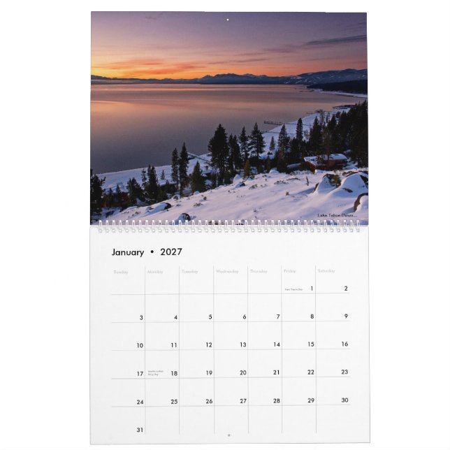 Bill Langton's Fine Art Photography 2013 Calendar (Jan 2027)