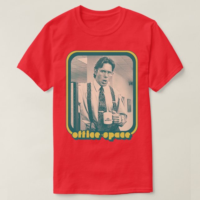 Bill Lumbergh Office Space Aesthetic 90s Fan Desig T-Shirt (Design Front)