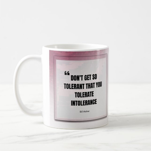 Bill Mahar Quote Mug (Left)