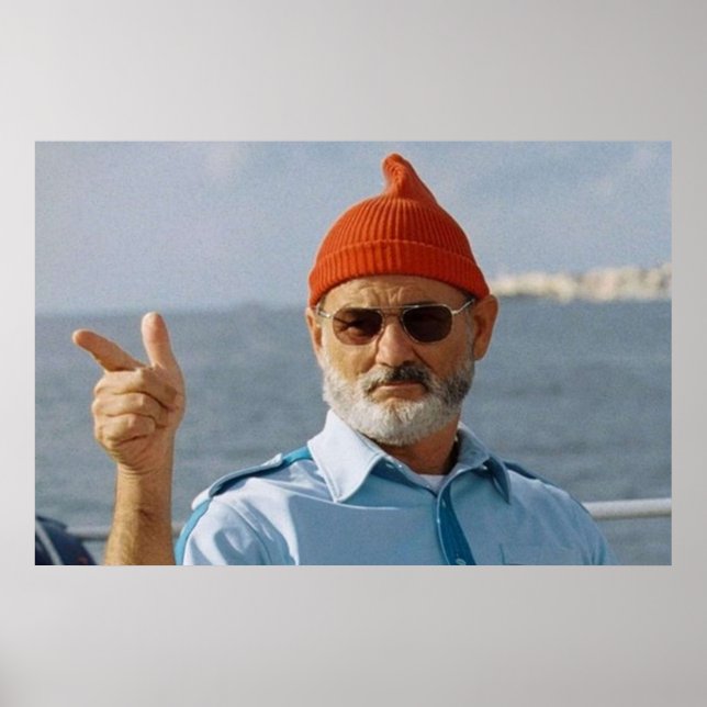 Bill Murray Life Aquatic Poster (Front)