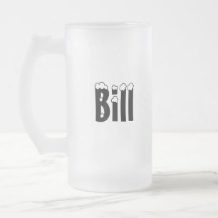 Bill-Name Style-Frosted Mug