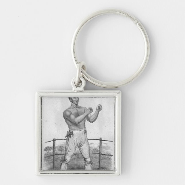 Bill Neat, engraved by Percy Roberts Key Ring (Front)