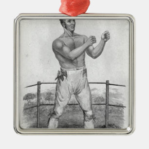 Bill Neat, engraved by Percy Roberts Metal Tree Decoration