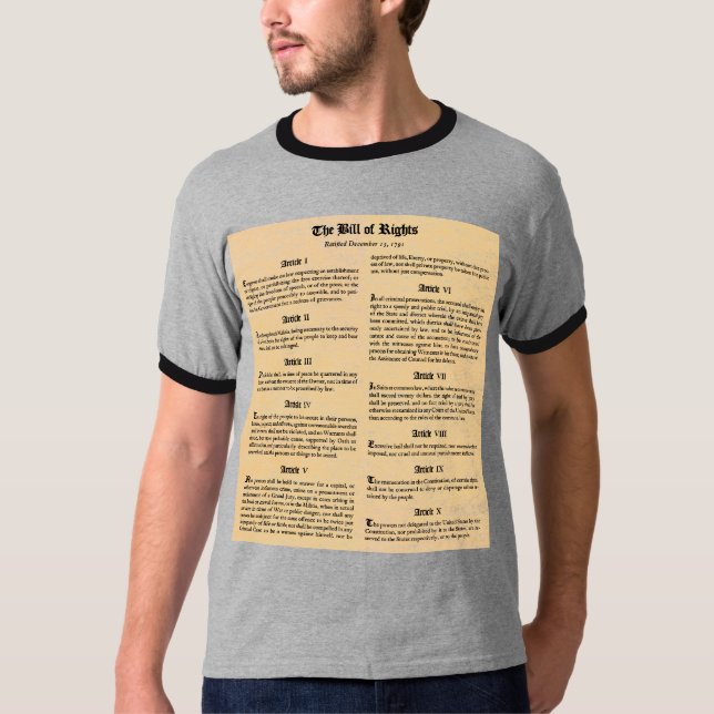 Bill of Rights T-Shirt (Front)