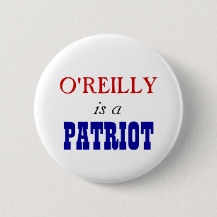 Bill O'Reilly Patriot 6 Cm Round Badge