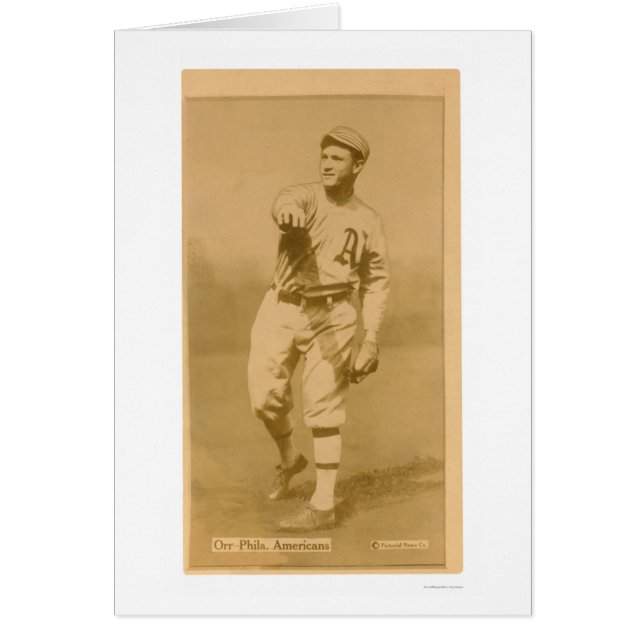 Bill Orr Athletics Baseball 1914 (Front)