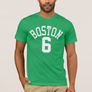 Bill Russell Boston Jersey Shirt Green
