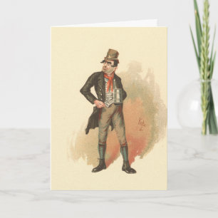 Bill Sikes by Kyd, Charles Dickens Oliver Twist Card