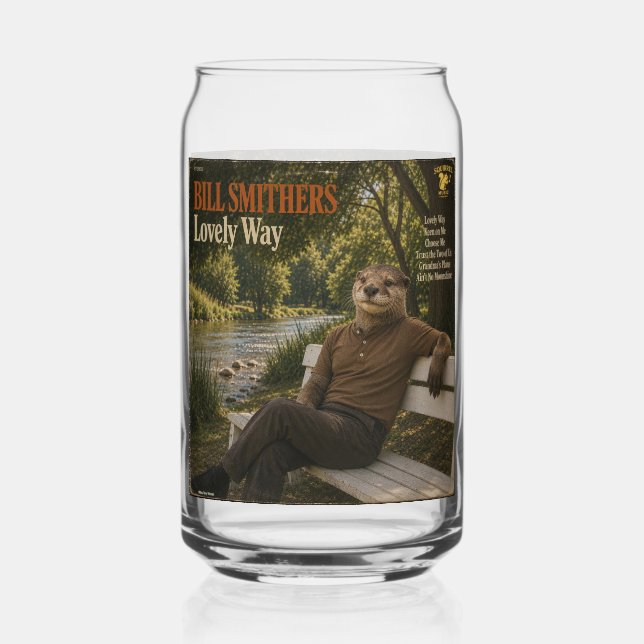 Bill Smithers: a Parody Can Glass (Front)