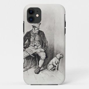 Bill Sykes and his dog, from 'Charles Dickens: A G iPhone 11 Case