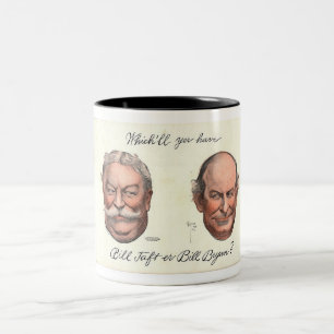 Bill Taft er Bill Bryan? Two-Tone Coffee Mug