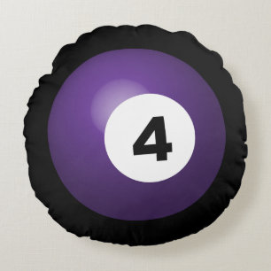 Billard Ball Throw Pillow