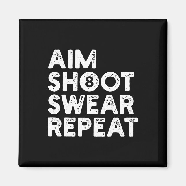 Billard Billiards Pool Snooker  Magnet (Front)