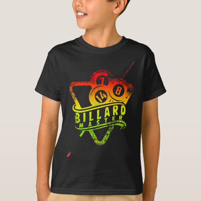 Billard Master Gift Idea For Pros  T-Shirt (Front)