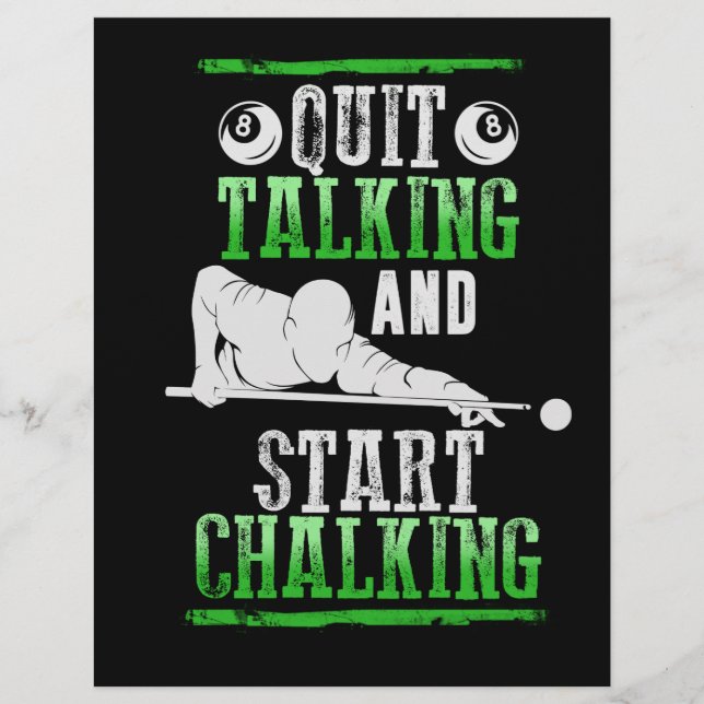 Billard Style Flyer (Front)