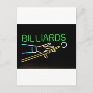 billards postcard