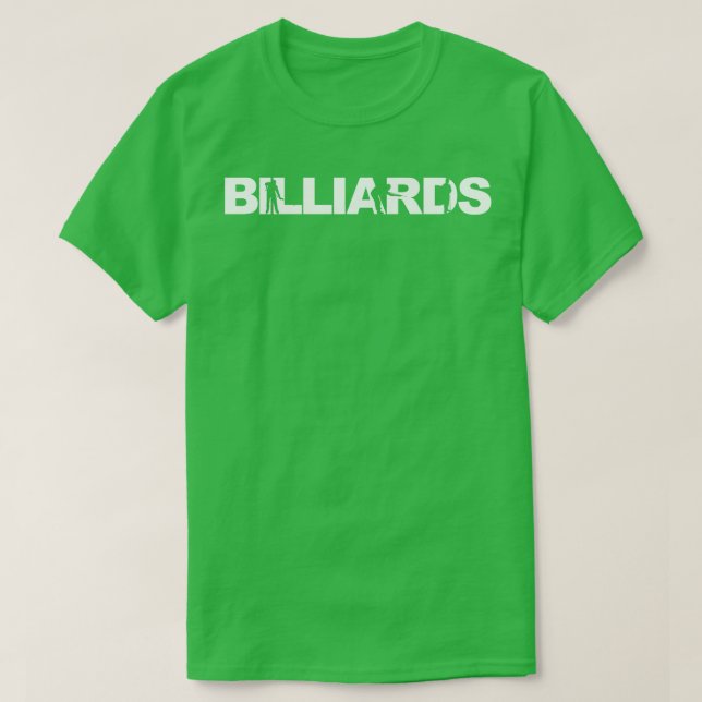 Billards T-Shirt (Design Front)