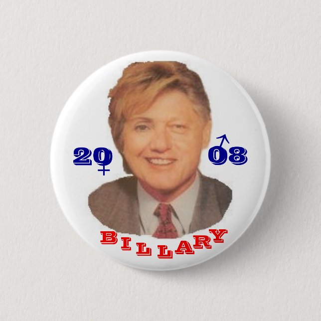 Billary 2008 6 cm round badge (Front)