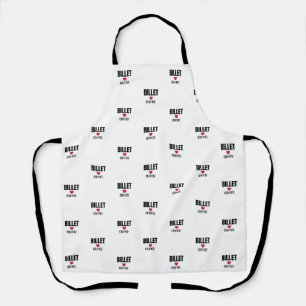 Billet Mom Simple Text with Heart Apron