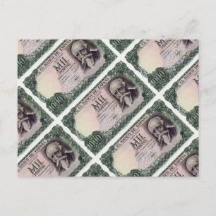 Billete 1.000 Ptas. Postcard