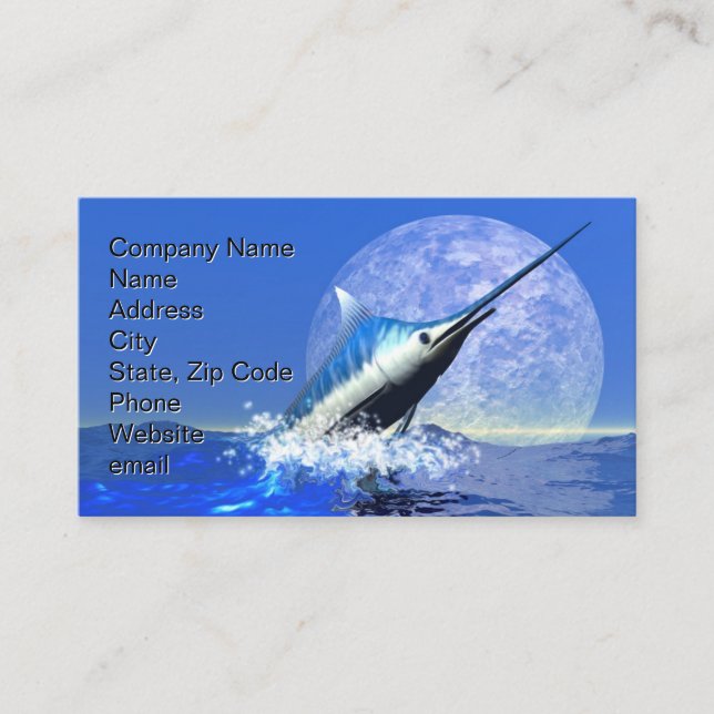 Billfish Business Card (Front)