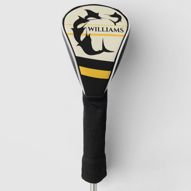 Billfish Wave Golf Head Cover (Front)