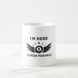 Billiard 8 Ball Snooker Billiards Funny Gift Idea Coffee Mug