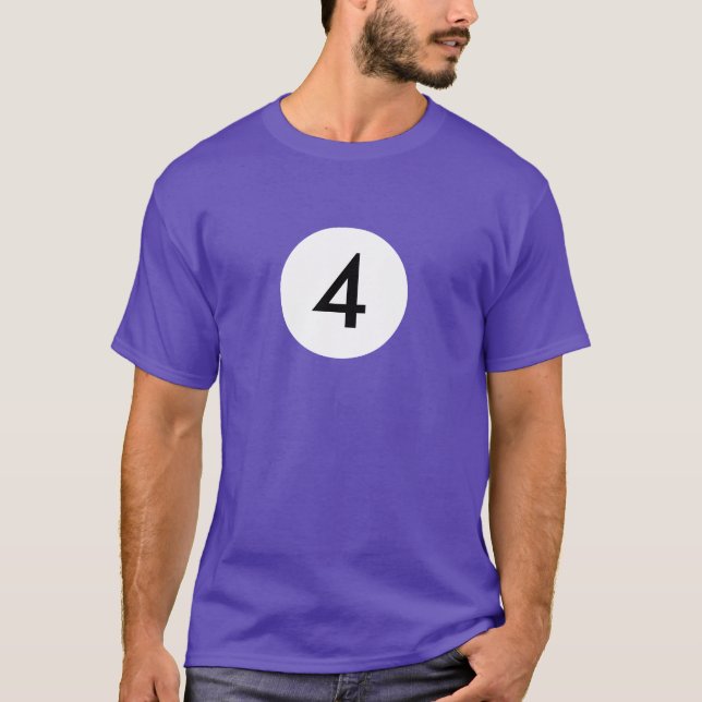 Billiard Ball 4 T-Shirt (Front)