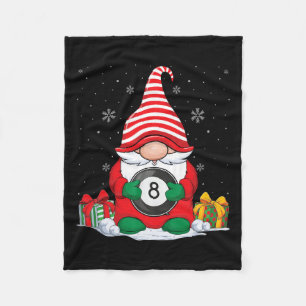 Billiard Ball Christmas Gnomes Cute Billiard Ball  Fleece Blanket