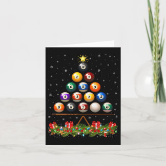 Billiard Ball Christmas Tree Lights Ol Billiards X Card