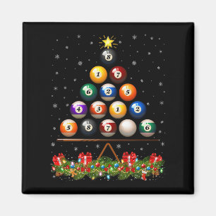 Billiard Ball Christmas Tree Lights Ol Billiards X Magnet