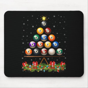 Billiard Ball Christmas Tree Lights Ol Billiards X Mouse Mat