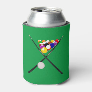 Billiard Balls and Pool Cues Can Cooler
