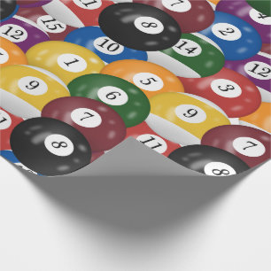 Billiard Balls collection Wrapping Paper