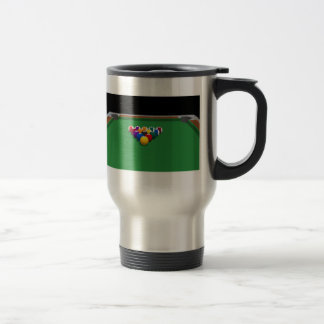 Billiard Balls on Table: 3D Model: Travel Mug
