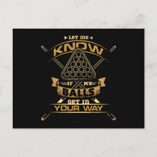 Billiard Balls Postcard