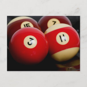 Billiard Balls Postcard