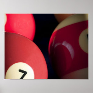 Billiard Balls Poster