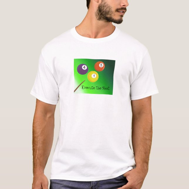 Billiard Balls T-Shirt (Front)