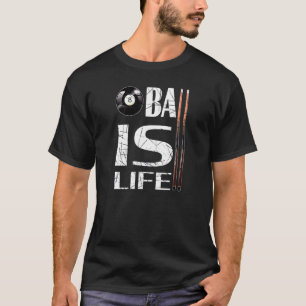 Billiard Break For Player Trainer And Fan Tee