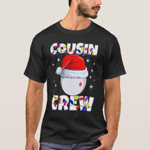 Billiard Cue Ball Play Pool Cousin Crew Christmas  T-Shirt