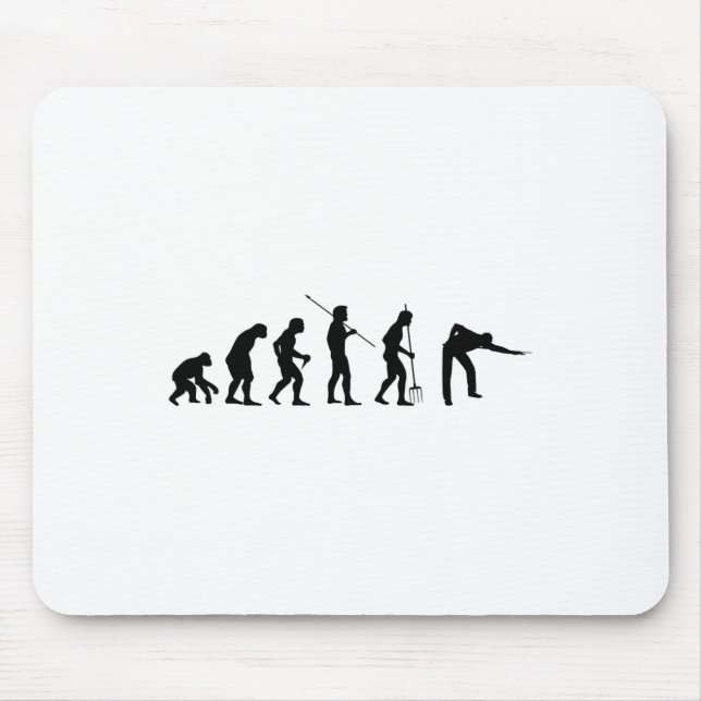 Billiard Evolution Snooker Pool Chalk Billiard Pla Mouse Mat (Front)
