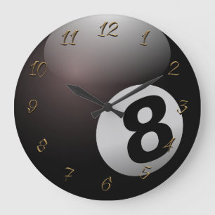 Billiard hall large clock